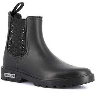 GRÜNLAND il benessere è naturale Grunland Stivaletto waterproof con fascia brillantinata | BOTA SP0017 NERO 37