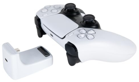 Konix Externe Batterie für DualSense PS5 - LED-Ladeanzeige - 10 RGB-Beleuchtungsmodi - Schwarz