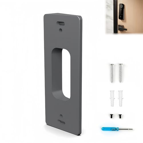 Ring Doorbell Mount,Adjustable Video Doorbell Angle Mount Bracket,Smart Wedge Plate Bracket,Doorbell Angle Mount Compatible with Video Door/bell,Ring Door/bell Accessories(Left and Right Angle to 15°)
