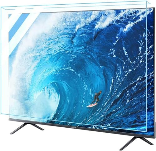 GTHTUHFD TV Blue Light Screen Protector Panel Eye Protection Waterproof Oil-Proof 99% High-Definition Acrylic Clear Screen Filter for 32-50 LCD, LED, OLED & QLED 4K HDTV,43inch,48inch(1080x620mm)