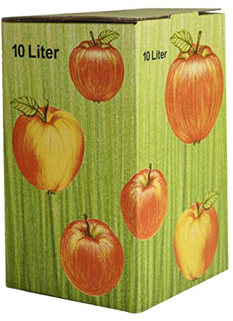 Selma 75Stück 10 Liter Bag in Box Karton in Apfeldekor