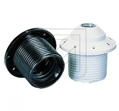 Leuchten Lampen Iso Dachfassung E27 mit Gewindemantel weiß