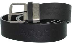 Lacoste - Ledergürtel Ref_cem38564-h02-schwarz, Schwarz , Einheitsgröße