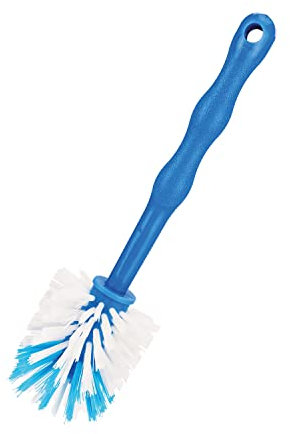 Wundermix - Mixtopf-Spülbürste für deine Küchenmaschine (1 St.) • Reinigungsbürste für Mixtöpfe gängiger Küchenmaschinen • Robuste Bürste mit Nylon-Borsten • Spülbürste (Blau)