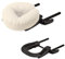 EarthLite Massageliege, Gesichtswiege, Deluxe, verstellbar, Massagetisch/Massagestuhl, Kopfstütze, Plattform mit Gesichtskissen, Vanillecreme