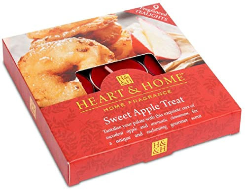 9 bougies chauffe-plat à la cire de soja Gourmandise aux Pommes