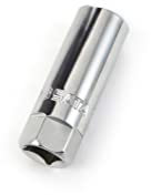 SATA ST13916SC Douille pour bougie d'allumage métrique 1/2 21 mm brillante, finition chromée entièrement polie, facile à nettoyer et résistant à la corrosion