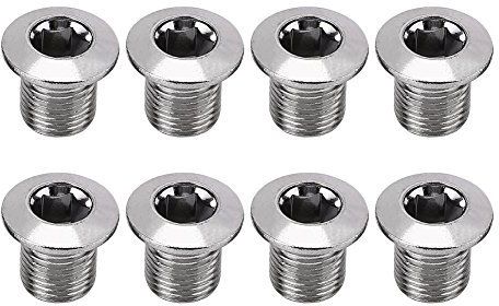 Tornillos de Cadena Tornillos Plato Bicicleta Acero Tornillos Bielas para Bicicleta de Montaña