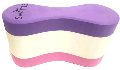 Swimz Senior Club Pull Buoy - Purple/White/Pink