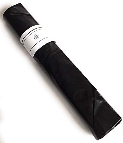 400 Sacchi Spazzatura Colore Nero 50x60 cm 30L 12gr/Sacco (20 Rotoli x 20 PZ) Sacchi Made in Italy per Raccolta DIFFERENZIATA IMMONDIZIA PATTUME con LEGACCIO