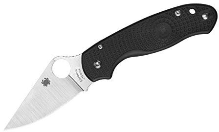 Spyderco Unisex – Erwachsene para 3 Lightweight Plain Taschenmesser, schwarz, One Size