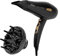 Ufesa Velvet Pro 2400 Secador Profesional con tecnología iónica, Difusor y concentrador, Negro/Cobre, 2400W