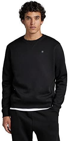 G-Star Para Hombre Sudadera Premium Core, Negro (dk black D16917-C235-6484), L