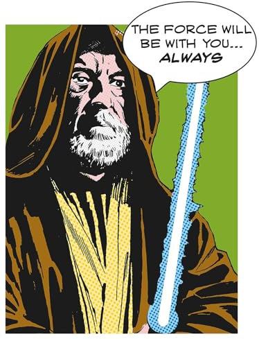 Komar Wandbild | Star Wars Classic Comic Quote Obi Wan | Kinderzimmer, Jugendzimmer, Dekoration, Kunstdruck | ohne Rahmen | WB119-40x50 | Größe: 40 x 50 cm (Breite x Höhe)