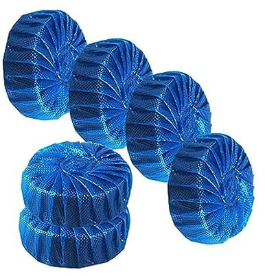 St@llion 5 Pieces Toilet Cistern Blocks | Toilet Bowl Freshener Tablets | Powerful Descaling Septic-Tank Deodorizer | Toilet Blocks Lasts for 14 Days (Pack of 1)