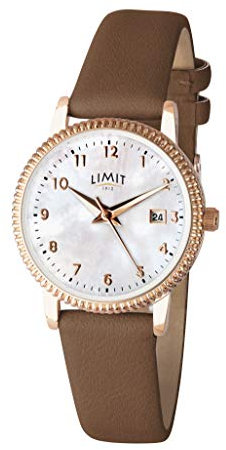 Limit Dress Watch 60057, Rose Gold/Brown, Rose Gold/Brown