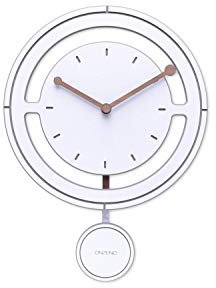 ONZENO Design Wanduhr 'The TIKTOK.' ohne Tickgeräusche