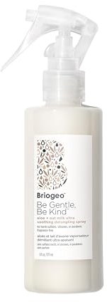 Briogeo Be Gentle, Be Kind Aloe + Hafermilch Ultra beruhigendes Entwirrungsspray, hypoallergen und von Dermatologen zugelassenes Leave-In Spray, parfümfrei, vegan, tierversuchsfrei, 177,4 ml