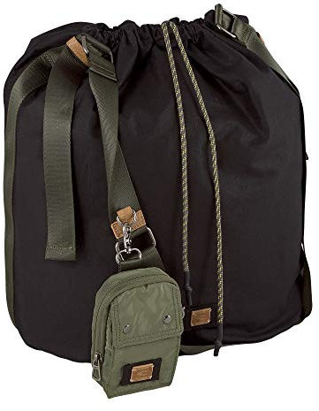 camel active bags_Womenswear Laona Damen Umhängetasche L, black, 36x22x45