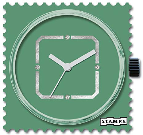S.T.A.M.P.S. Uhr Zifferblatt Diamond Green Square 105935
