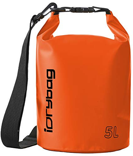 IDRYBAG Trockentaschen für Kajakfahren, wasserdicht, 2L/5L/10L/15L/20L, Kleiner, wasserdichter, schwimmender Trockensack, wasserdichter Trockensack für Paddelboard-Reisen