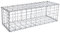 Lot de 2 corbeilles gabions - En pierre - Épaisseur du fil : 4 - Avec entretoises - 100 x 30 x 30 cm