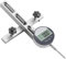 ALLmeter Digital Table Saw Gauge with 0~1 inch Dial Indicator and 3.2 inch Long Anodized Aluminum Bar for Work Shop Machinery, Table Saws, and Bandsaws