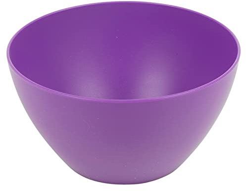 URBN-CHEF 6pc Unbreakable Reusable Coloured Plastic Deep Soup Cereal Bowls Party Tableware (Purple)