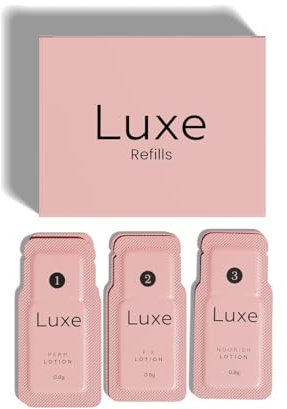 Sachets Refills for Lash Lifting - Long Lasting Finish - Professional Results up to 8 Weeks - Eyelash Curling Set at Home - Set for 3 Applications - Luxe Cosmetics