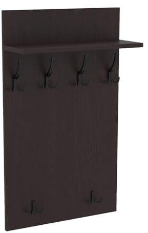 AKKE Garderobenpaneel, Wandgarderobe, PVC Maxi, Wenge, 90cm x 60 cm