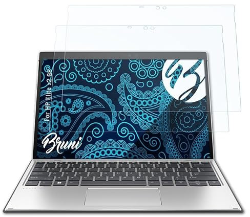 Bruni Schutzfolie kompatibel mit HP Elite x2 G8 Folie, glasklare Displayschutzfolie (2X)
