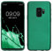 kwmobile Case kompatibel mit Samsung Galaxy S9 Hülle - Schutzhülle aus Silikon metallisch schimmernd - Handyhülle Metallic Dunkelgrün