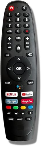 Ersatz Fernbedienung für Blaupunkt TV RMC/EXL/0002N für BA32H4382QEB | BA40F4382QEB | BA40F4382QB