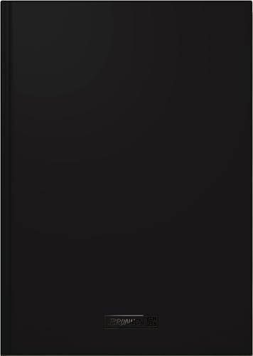 BRUNNEN Notizbuch Premium Colour Line, A5, 96 Blatt / 192 Seiten, punktiert, onyx