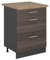 Vicco Mueble bajo de Cocina R-Line, Gris Noble, 60 cm con cajones, ET Roble