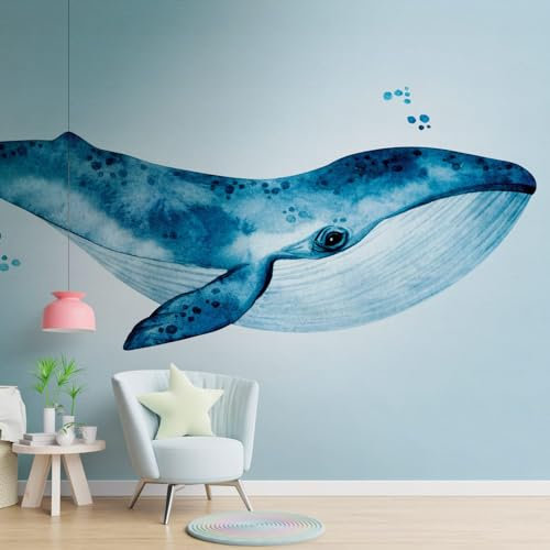 Fototapete Profhome 383001-GU heißgeprägte Vliestapete glatt Kindertapete matt blau pastell-blau 3,71 m x 2,8 m