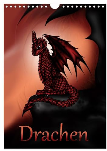 Drachen (Wandkalender 2026 DIN A4 hoch), CALVENDO Monatskalender: Fantasie-Drachen (CALVENDO Kunst)