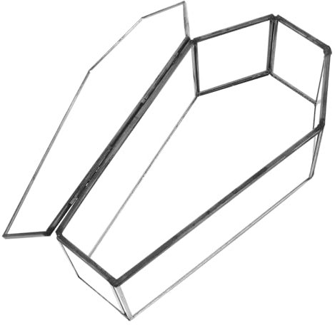 Healifty Gruselige Halloween Sargbox aus Gothic Aufbewahrungsbox mit Klappdeckel für Schmuck und Einzigartiges für Partys und Heimdekoration