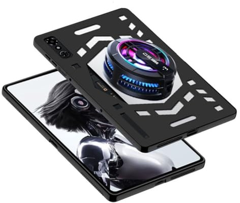 Custodia protettiva per RedMagic Astra Gaming Tablet Case, TPU Cover Raffreddamento Case Compatibile con REDMAGIC Tablet 3 Pro Custodia (TPU Nero)