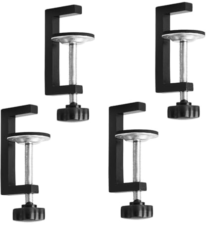 PULIANGLIU 4 Pcs G Clamps for Woodworking Clamps, C Clamps Tiger Clamps | Small Table Clamps, 10-57mm Adjustable Screw G Clamps Heavy Duty Woodworking Bar Clamps for Woodwork Carpentry DIY Projects