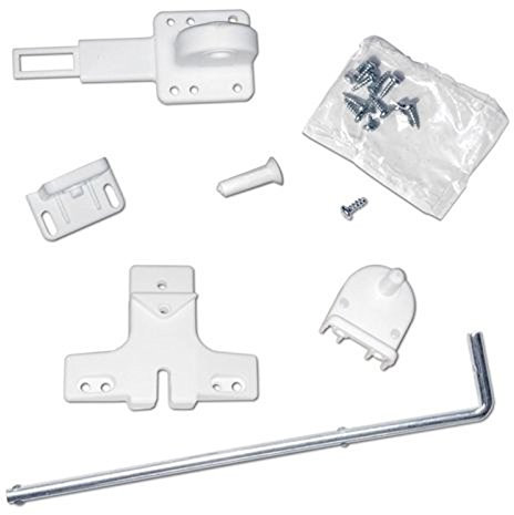 Hailo Montagezubehör weiß Öko Flex Uno Abfallsammler Duo Beschlag Mülleimer Set