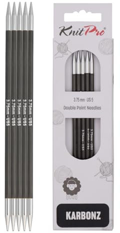 KnitPro Karbonz Nadelspiele 6 (15cm) | 3,75mm