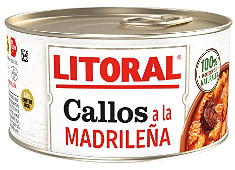 LITORAL Callos Madrileña - Plato Preparado Sin Gluten - 370g