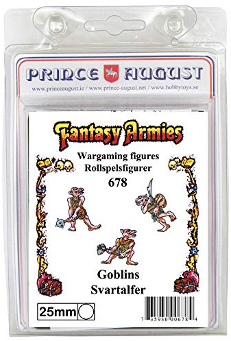 Prince August Hobby Casting Mould - 3X Fantasy 25mm Goblins PA678