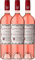 3er Paket - Doppio Passo Rosato IGT Puglia 2017 - CVCB | halbtrockener Roséwein | italienischer Sommerwein aus Apulien | 3 x 0,75 Liter