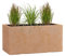 Pflanzwerk® Fioriera Vaso di Fiori Vetroresina TUB Terracotta 30x60x30cm *Fioriera Resistente al Gelo* *Protezione UV* * Beni di qualità*