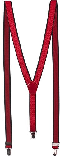Ladeheid Damen Hosenträger LATGSZ25 (1311/25-Rot/Schwarz)