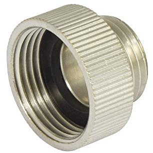 Modern Shower Hose Adaptor 3/4 Female to 1/2 Thread Shower Hose Connector Brass Reducer Bush with Gasket Professional Shower Extension Pipe Fitting Replacement Accessories for Bathroom Shower Set
