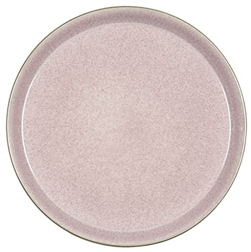 BITZ 821402 - Plato (Plato de cena, Alrededor, Cerámica, Gris, Rosa, 27 cm, 25 mm)