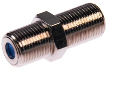 PPC F81 Conectores de barril de empalme CF81GHZM de alta frecuencia 3 GHz hembra Belden a hembra tipo F coaxial doble hembra adaptador de empalme (100) piezas